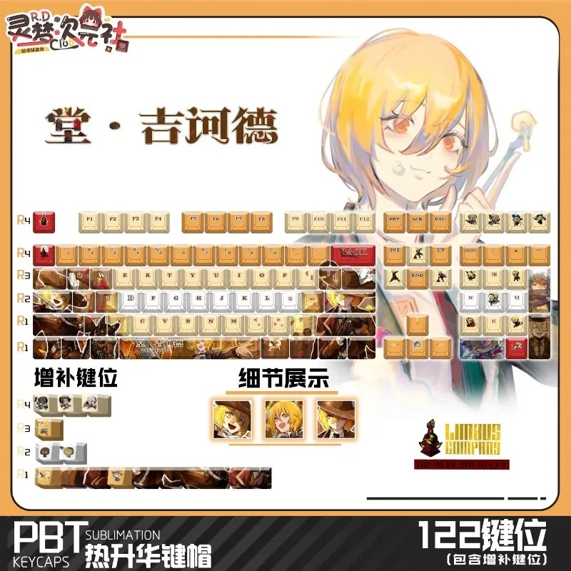 Theme Game Mechanical Keyboard - огляд і ціна Gaming Accessories Anime