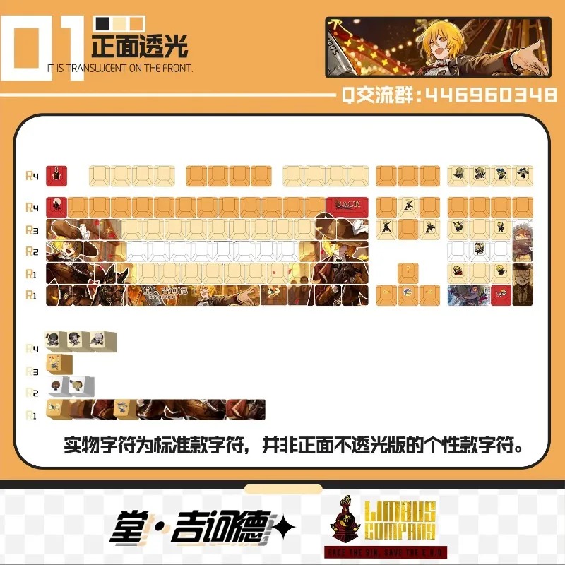 Theme Game Mechanical Keyboard - огляд і ціна Gaming Accessories Anime