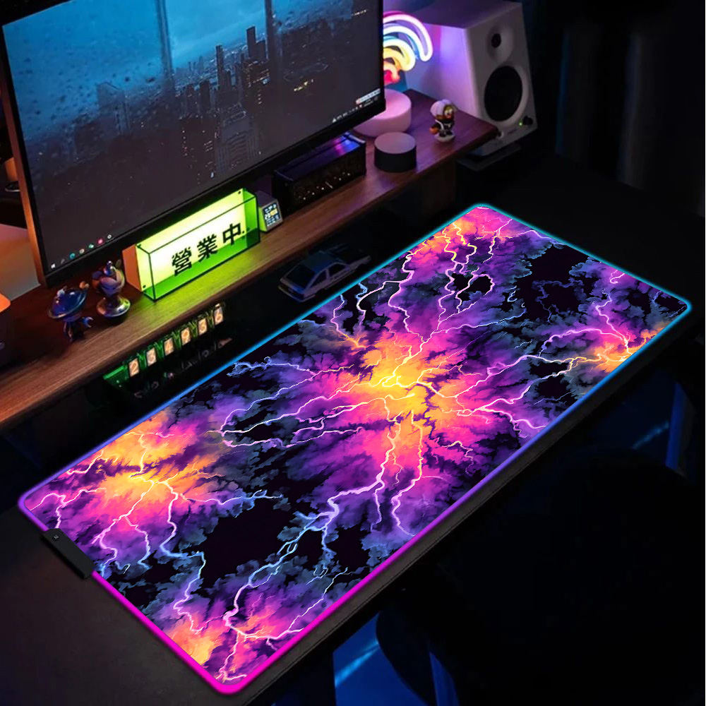 Rgb Xxl Mouse Pad Gaming Desk  - огляд і ціна Gaming Accessories Images