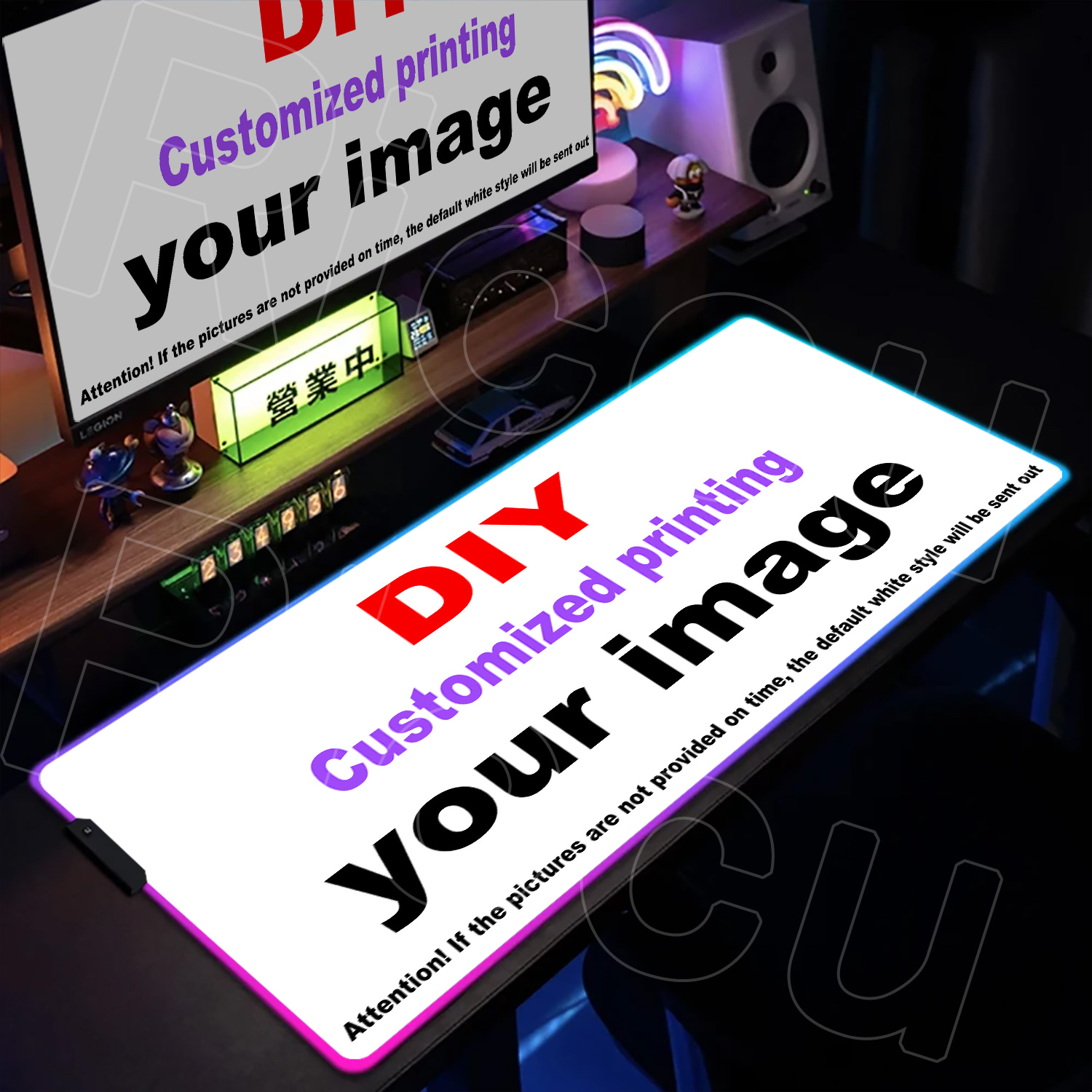 RGB HD print DIY Customized Mi - огляд і ціна Gaming Accessories Images