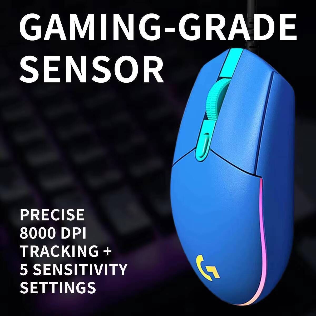 Logitech G203 Gaming Mouse 800 - огляд і ціна Logitech Mouse G203