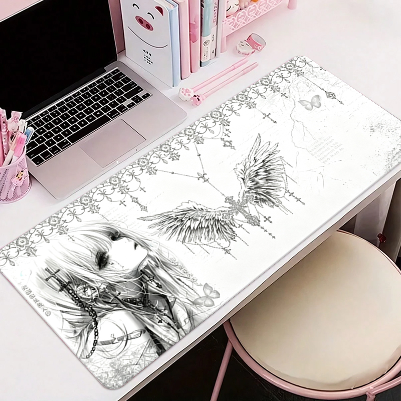 Leather Mousepad Black White A - огляд і ціна Gaming Accessories Wholesale